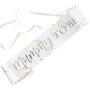 Floral Rose Gold 'Mummy To Be' Baby Shower Sash, thumbnail 2 of 3