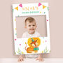 Tiger Kids Birthday Party Selfie Frame And Sign, thumbnail 3 of 6