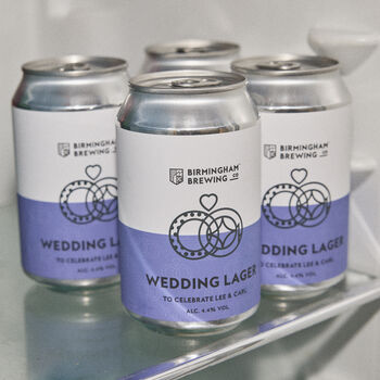 Personalised Wedding Beer, 2 of 6