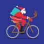 Funny Bike Lovers Christmas Card, Deliver Roo, thumbnail 8 of 10