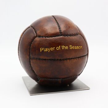 Personalised Vintage Football Ornament And Trophy, 7 of 11