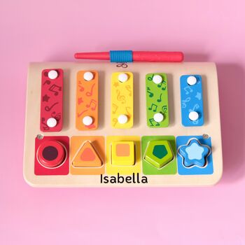 Personalised Wooden Xylophone, 2 of 4