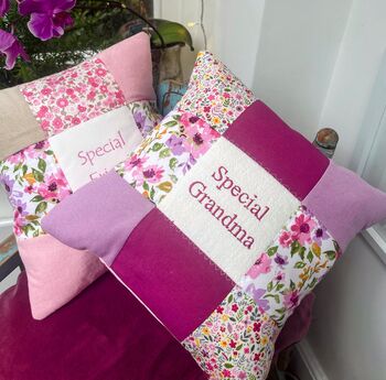 Special Grandma Cushion   Pink And Purple, 6 of 10