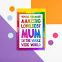 Amazing Mum Card, thumbnail 1 of 2