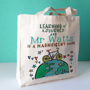Personalised Learning Is A Journey Teacher Bag, 3 of 12