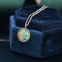 Sterling Silver Aurora Opal Pendant Necklace, thumbnail 1 of 12