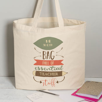 Personalised Tote Bag For Teachers, 2 of 4