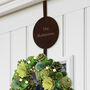 Personalised Front Door Spring Wreath Hanger, thumbnail 1 of 6