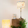 Southern France Folded Vintage Map Table Lamp, thumbnail 4 of 4