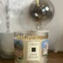 Personalised Hand Painted Wedding Engagement Candle – Custom Art From Your Photos, Names And Dates, thumbnail 2 of 4