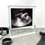 Can't Wait To Meet You Baby Scan Glass Token, thumbnail 1 of 7