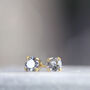 Tiny Salt And Pepper Diamond Stud Earrings, thumbnail 7 of 12