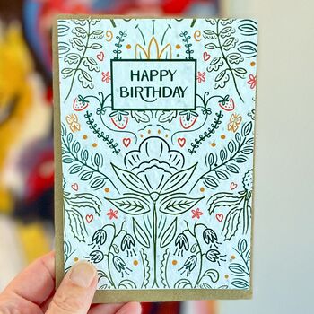 Multipack Of Four Plantable Happy Birthday Cards, 2 of 5