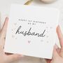 Personalised First Birthday As My Husband Card, thumbnail 1 of 7