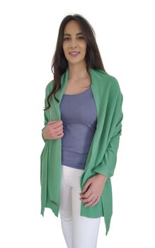 Jade Green 100% Cashmere Wrap Gift Boxed, 4 of 8