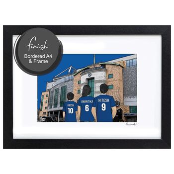 Chelsea Fc Personalised Football Gift, Print Or Card, 7 of 10