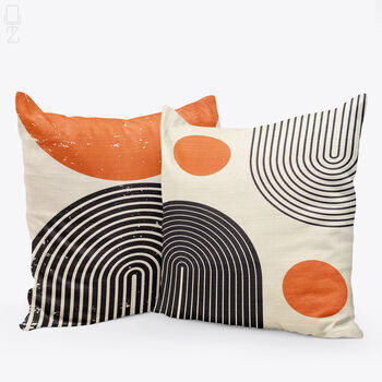 Bauhaus Abstract Cushion Covers Set Of Two, 4 of 11
