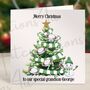 Rugby Christmas Card Personalised With Team Colours, thumbnail 2 of 4