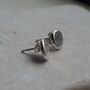 Statement Hammered Stud Earrings, thumbnail 4 of 7