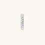Slim Ribbed Ring Silver, thumbnail 3 of 4