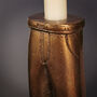 Gold Trouser Candle Holders Small And Large, thumbnail 4 of 6