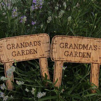 Personalised Garden Name Sign – Plaque For Garden Lovers And Grandads / Grandma, 5 of 5