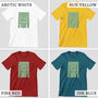 Organic Cotton Rugby Lover Graphic Tee, thumbnail 4 of 6