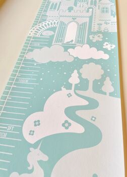 Personalised Fairytale Castle Height Chart, 8 of 8