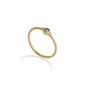 Amethyst Stacking Ring Gold Plated Sterling Silver, thumbnail 2 of 5