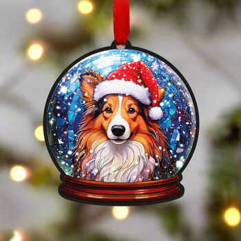 Sheltie Dog Tree Decoration, 2 of 2