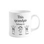 This Grandpa Belongs To Mug Gift With Grandchildren Names, thumbnail 4 of 4