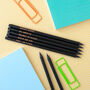 Funny Electrician Pencil Set: Serious Sparkie, thumbnail 2 of 7