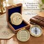 Personalised 100 Year Brass Calendar Compass, thumbnail 10 of 12