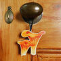Chanterelle Mushroom Wooden Hanging Decoration, thumbnail 2 of 5