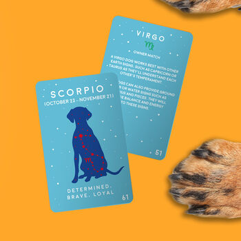 Zodiac Cards: Paw Mistry Dog Edition, 3 of 3