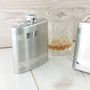 Personalised Satin Contrasting Hip Flask, thumbnail 3 of 6