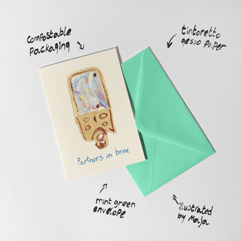 Partners In Brine Card, Funny Love Card, 3 of 4