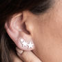 Sterling Silver Shooting Star Climber Earrings, thumbnail 1 of 5