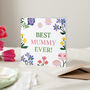 Bright Florals Personalised Mother's Day Card, thumbnail 1 of 3