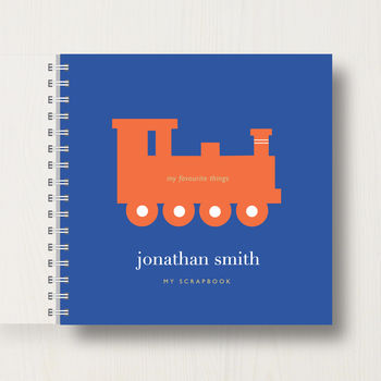 Personalised Kid's Steam Train Scrapbook Or Memory Book, 7 of 9