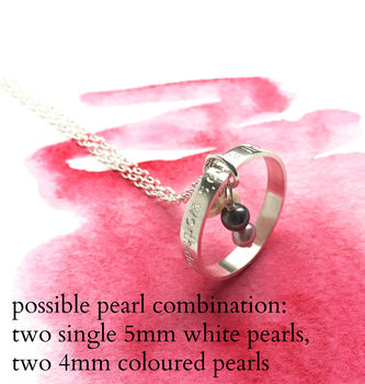 Personalised Pearls Of Wisdom Necklace, 4 of 7
