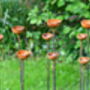 Rusty Garden Ornaments Rain Catcher Cluster, thumbnail 2 of 3