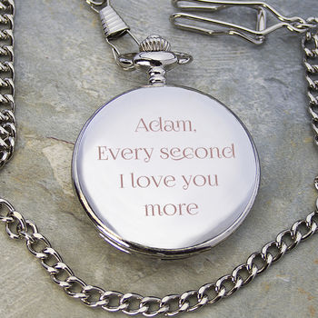 Personalised Romantic Pocket Watch, 7 of 9