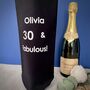 Personalised Fabulous Milestone Birthday Cotton Bottle Bag, thumbnail 3 of 3