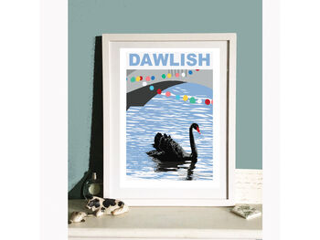 Dawlish Black Swans Print, 2 of 6