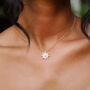 Estella Starburst Wedding Necklace, thumbnail 3 of 9