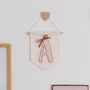 Bow Initial Banner Personalised Nursery Decor, thumbnail 1 of 7