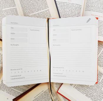Personalised My Book Reviews Journal, 7 of 9