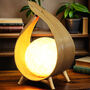 Handmade Natural Coconut Leaf Lamp, thumbnail 2 of 5