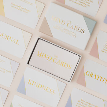 Mind Cards | 45 Cards For Daily Rituals, Gratitude And Journaling Simple Steps To Positive Habits, Self Care For Busy Lives, 5 of 6